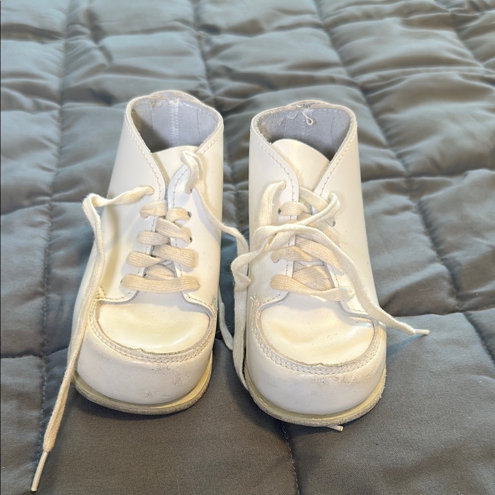 Vintage Baby Jacks White Baby Shoes